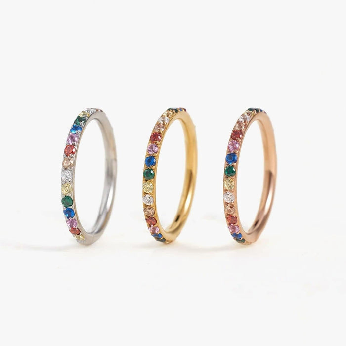 G23Titanium Wasserdichter Bunt Karneolschnallen-Loop