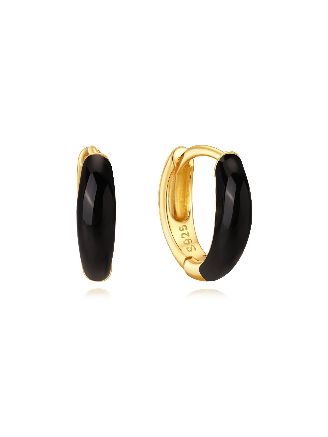 S925 Herz-Schmetterlings-Ohrringset