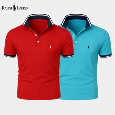 Rаlрh Lаurеn Premium-Piqué-Polos – 2 Stück im Set + RL Cap Geschenk