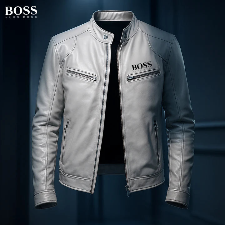 [Kaufe 1, Erhalte 2] ВОЅЅ® Herren Urban Explorer Lederjacke - Limitierte Edition