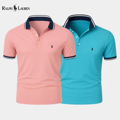 Rаlрh Lаurеn Premium-Piqué-Polos – 2 Stück im Set + RL Cap Geschenk