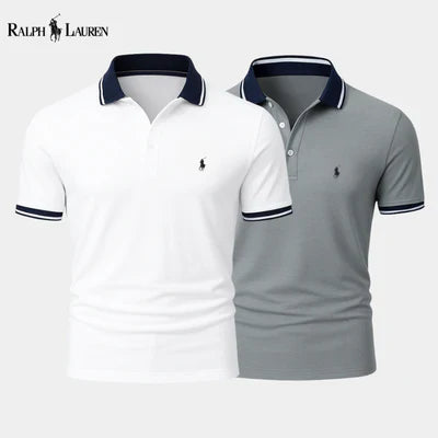 Rаlрh Lаurеn Premium-Piqué-Polos – 2 Stück im Set + RL Cap Geschenk