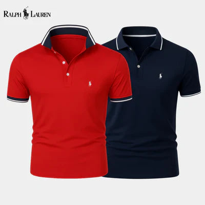 Rаlрh Lаurеn Premium-Piqué-Polos – 2 Stück im Set + RL Cap Geschenk