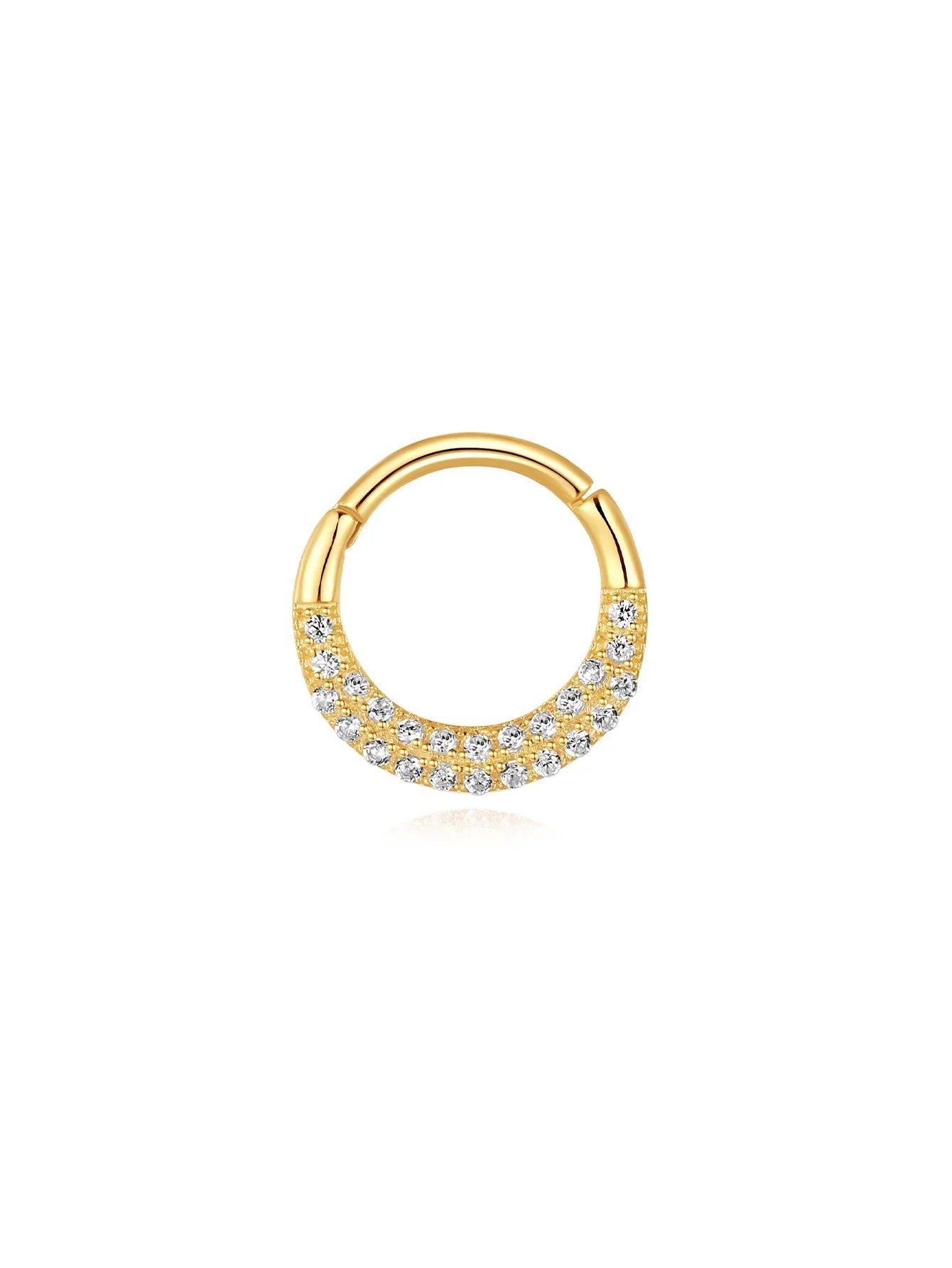 925er Sterling Silber Geometrisches Zirkonia Elegantes Ohrring-Set