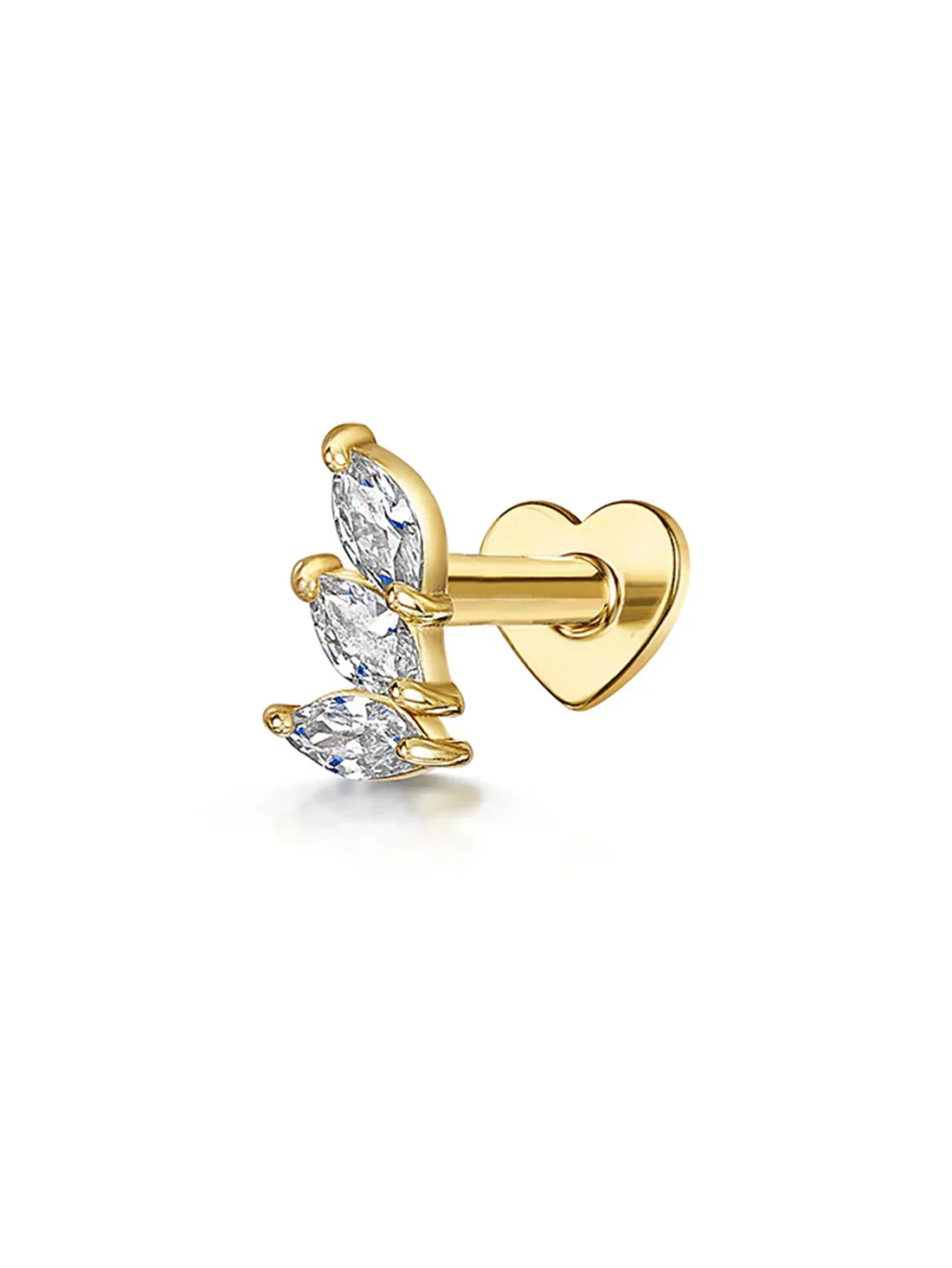 S925 Sterlingsilber Opal Marquise Ohrring Piercing Stecker